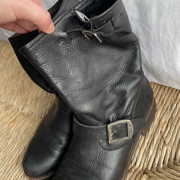 Frye slouchy Moto boots - Picture 2 of 4